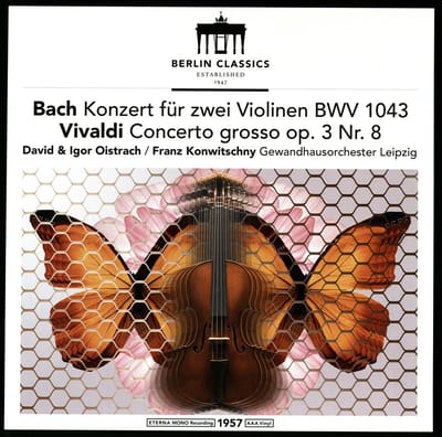 Gewandhausorchester Leipzig, Igor Oistrach - Bach: Concerto For Two Violins In D Minor Bwv 1043/Concerto Grosso op.3 No.8 (LP) (Remastered)
