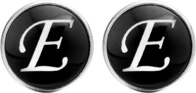 Fako Bijoux - Manchetknopen - Alfabet - Letter E
