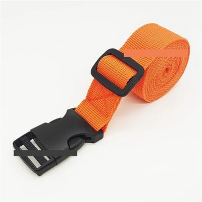 spanbanden, 1,5M Gesp Spanband Cargo Riemen for Auto Motor Fiets Met PP Sleepkabel Sterke Kaart Riem for Bagage Tas(Oranje)