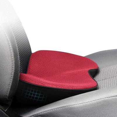Dikke Autostoel Kussen voor Chauffeur, Ondersteuning voor Lage Rugpijn en Comfortabel Zitten in Alle Seizoenen