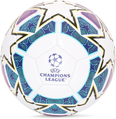 Champions League Bal Voetbal - Officiële Fanbal - Buitenspeelgoed - Recreatief Gebruik - Maat 5 - Sport - Spel - Blauw/Wit