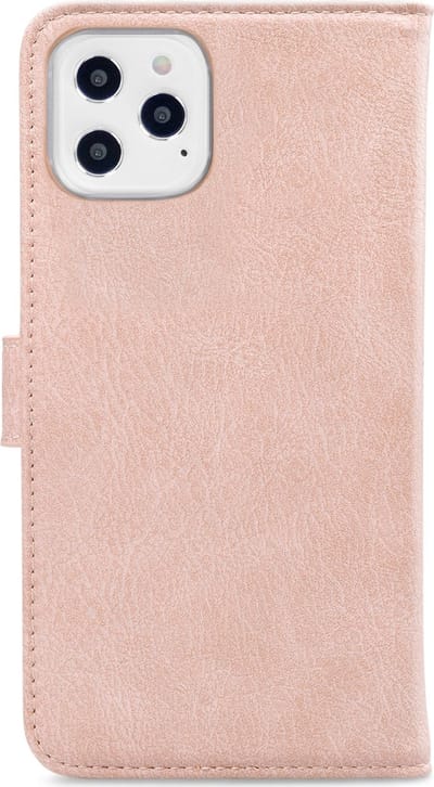 My Style Telefoonhoesje geschikt voor Apple iPhone 12 Pro Max Hoesje | My Style Flex Wallet Bookcase Portemonnee | Pasjeshouder voor 3 Pasjes | Telefoonhoesje voor Pinpas / OV Kaart / Rijbewijs - Roze