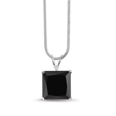 Montebello Ketting Vana - 925 Zilver Gerhodineerd - Ø10mm - 42cm