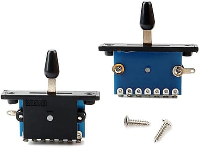 3-Weg Pickup Selector Schakelaar met Knop voor Elektrische Gitaar - Compatibel met Fender, Geluidsprestaties, Gitaaraccessoires