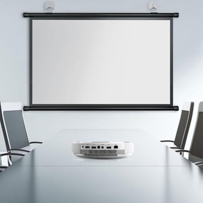 Projectiescherm - Projector scherm - Thuisbioscoop - Kreukvrij en wasbaar - 60 inch 4:3 - Metaal