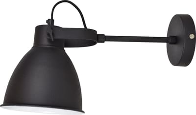 Urban Interiors Dock Wandlamp Zwart - Metalen kap - Ø17