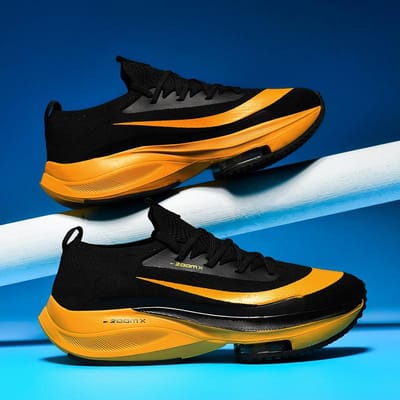 Hardloopschoenen Specialiteit Luchtkussen Marathon Heren Sport Ademend Lichtgewicht Dames Comfortabele Atletische Antislip Sneakers 37 orange