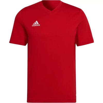 Adidas Entrada 22 T-Shirt Heren - Rood | Maat: XS