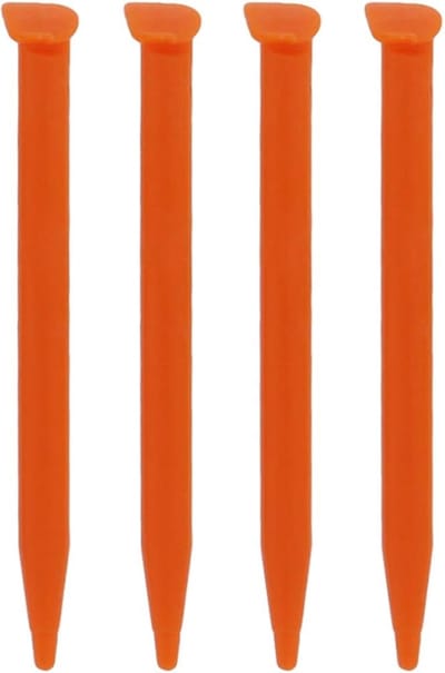 4x Stylus Pen geschikt voor New Nintendo 2DS XL - Oranje