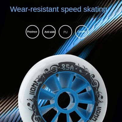 Inline Skate Wielen - Skate Wielen Set - Beter Skaten - Hoge Grip Buiten - 90mm 100mm 110mm - Oranje