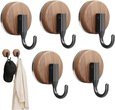 5 stuks - Haken - Zuignaphaken - Zelfklevende badkamerhaken - Handdoekrekken zonder boren - Zelfklevende handdoekrekken van ABS voor wandmontage - Geschikt voor badkamers en keukens - Voor het ophangen van handdoeken en kleding