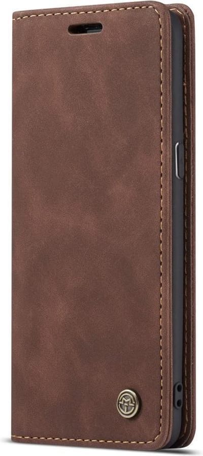 CaseMe Book Case - Geschikt voor Samsung Galaxy S8 Hoesje - Donkerbruin