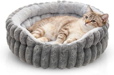Famanu – Kattenbedden voor katten, hondenbedden voor kleine en middelgrote honden, hondenkussen, hondensofa, kattenbed, hondenbed, afneembaar en wasba