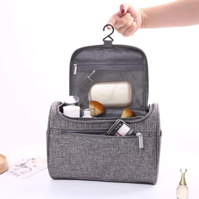 LOUZIR Travel Toilettas- Opbergtas met haak- Ophangbare  Organizer Bag- Waterdicht