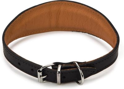 Beeztees Rondo Windhond - Hondenhalsband - Zwart - 34,5-40 cm x 50 mm