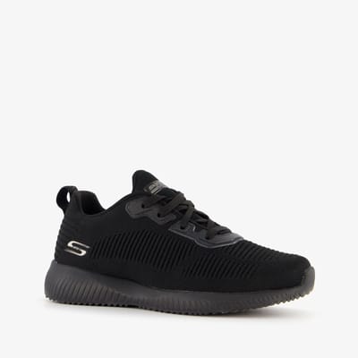 Skechers Bobs Sport Squad dames sneakers zwart