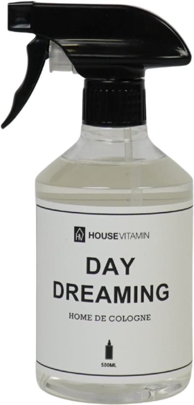 Housevitamin Roomspray Day Dreaming – Bloemengeur – 500 ml – Luxe Huisparfum – Interieurspray – Geurspray voor Woonkamer, Toilet & Badkamer