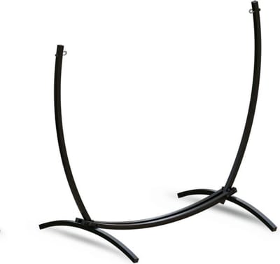 Viking Choice 2-in-1 Hangmat & Hangstoel Standaard - Opvouwbaar Zwart Frame
