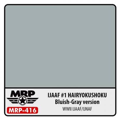 Mr. Paint MRP-416 - IJAAF 1 Hairyokushoku (Bluish Gray Version) – 30 ml verf voor Airbrush & Detailwerk