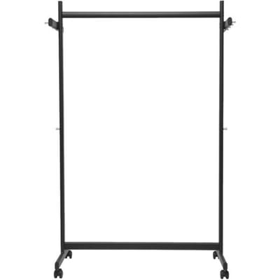 MAULsamba Garderoberek - 10 haak - met wielen - zwart - aluminium - 1 stuk - 116 x 50.8 x 172.5 cm - MAUL