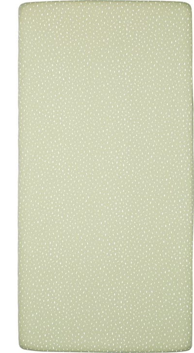 Plum Plum - Hoeslaken jersey 60x120cm - Dot Pistache