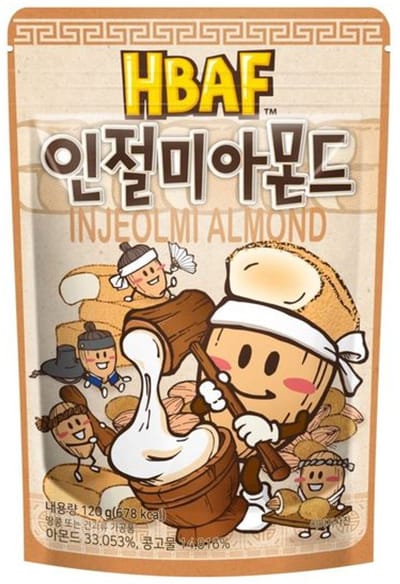 HBAF - Injeolmi Almond - 120 gram