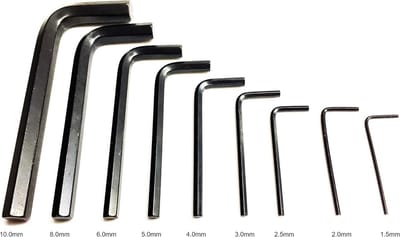 Inbussleutel Metrisch 8.0mm - Ultra Hard Trekstaal Zeskant Sleutel