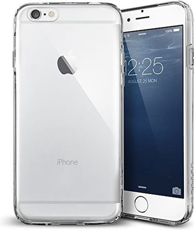 Peachy Transparant TPU hoesje geschikt voor iPhone 6 6s doorzichtig case