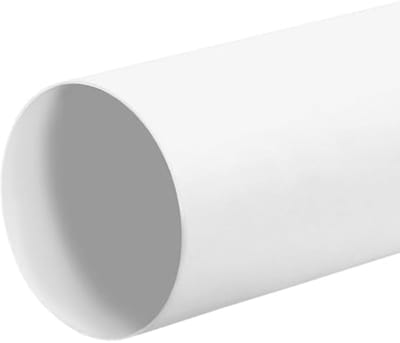 Ventilatiebuis 500 mm met een diameter van 125 mm - Ronde PVC Buis voor Ventilatie