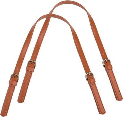 Vervangingshandvatten van 65cm PU leder voor schoudertassen - Instelbare riemen voor DIY en reparatie van handtassen (bruin)