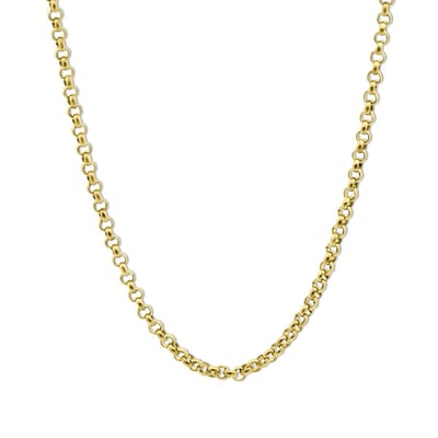 CO88 Collection - 8CN-26458 - rolo schakelketting vrouwen - 3 mm - 45 cm - goudkleurig
