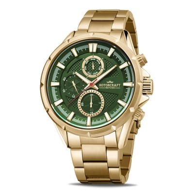 Rotorcraft Watches - Gear - RC2904 - herenhorloge - goudkleurig - 47 mm