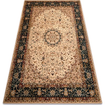 Kleden Rugsx Wollen tapijt OMEGA Adagio Vintage, rozet smaragdk 200x300 cm