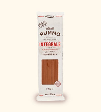 Rummo Integrale Spaghetti Nº3 500g – Volkoren Italiaanse Pasta – Spaghetti van Italiaanse Tarwe