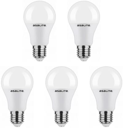 Asalite LED Lamp A60 E27 Fitting - 12W = 82W - 1200 Lumen - 4000K Neutraal Wit Licht - Niet Dimbaar - 220-240V - Energiezuinig - 5 stuks