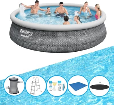 Bestway Zwembad Fast Set - 457x107 cm - Inclusief accessoires