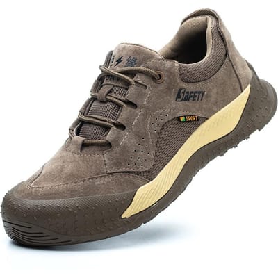 Chaussures d'assurance travail pour hommes, légères, anti-écrasement, anti-perforation, confortables, à gaz, antidérapantes, protectrices, isolantes, chaussures de travail 41