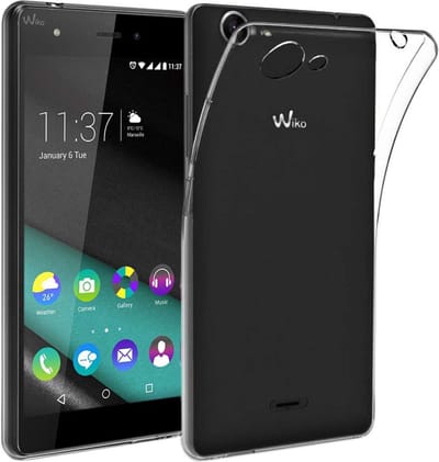 ebestStar - Hoes geschikt voor Wiko Pulp 4G, Back Cover, Beschermhoes anti-luchtbellen hoesje, Transparant