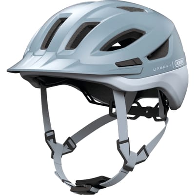 Fietshelm ABUS URBAN-I 4.0 ACE glacier blue M - 54-58 cm - blauw - Geschikt voor gebruik op elektrische fietsen - stadsfietsen - 280 g
