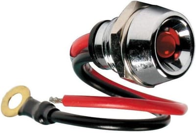 LED Controlelampje - Indicatielampje Waarschuwingslampje - Voertuig Elektronica - Universele Pasvorm - Ø 112 mm - Rood