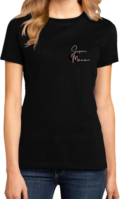 T-shirt Super Mama voor Dames - Comfortabel Katoen Cadeau voor Moederdag