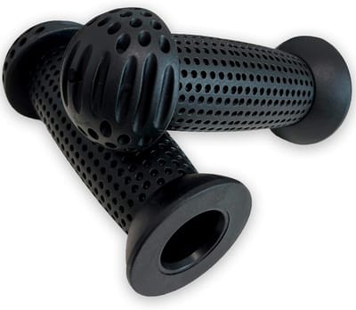 Kinderfietsgrepen - Fietsstuurhoezen - Veilig Fietsen - Antislip Rubber - 100 mm Lengte - Zwart