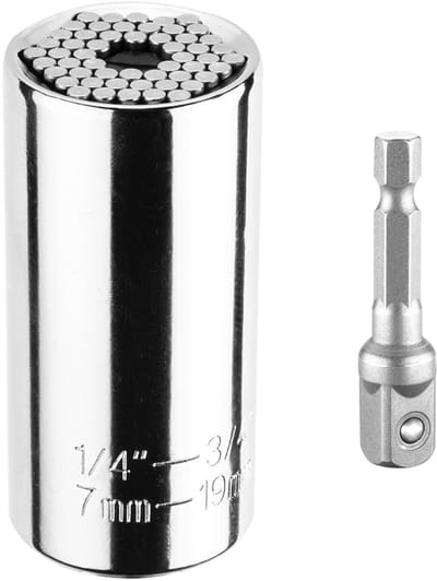 Graphite - Universele Dopsleutel - 7-19 mm - 1/4"-3/4"