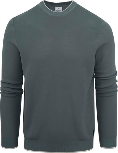 Blue Industry Pullover Groen - Maat XXL - Heren - Pullovers