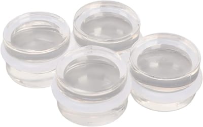 Zelfklevende Deurstoppers - Transparante Deurbuffer - Muren Beschermen - Geen Boren Nodig - 3.4 x 2.4 cm - Transparant