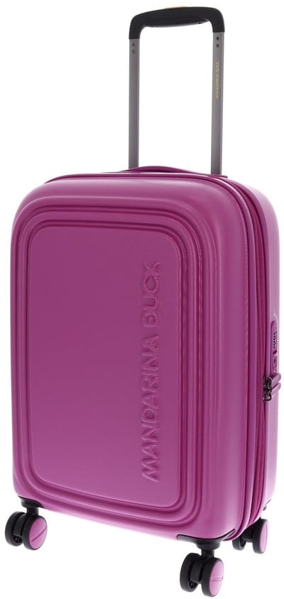 MANDARINA DUCK trolley Logoduck + Expandable Trolley Digital Pink paars 55cm