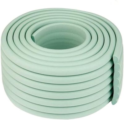 Veiligheidsbumper voor Hoekbescherming, 2m Babyproofing Guard voor Kinderen, Meubelbescherming en Hoekbeveiliging (Lichtgroen)