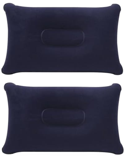 Set van 2 opblaasbare kussens voor camping en reizen - Ultraleicht, waterdicht en compact