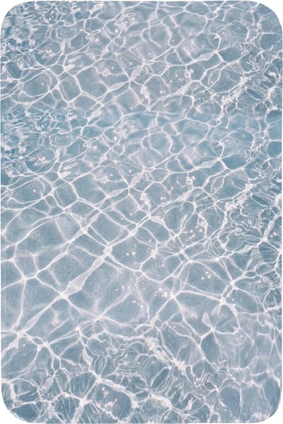 Badmat 60x90 cm - Antislip - Water - Reflectie - Zonlicht - Badmatten voor badkamer - Badkamermat - Douchemat - Badkamer mat