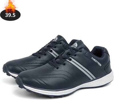 Livano Golfschoenen Heren - Golfkleding - Golfschoenen Antislip - Waterdicht - Golfen - Donkerblauw - 39.5